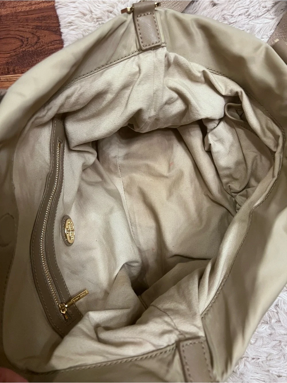 Tory Burch used few